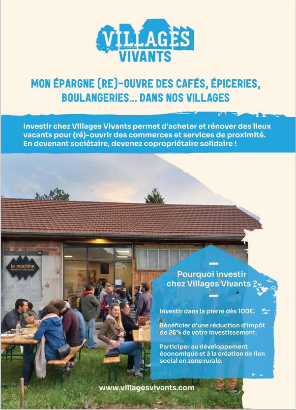 Lire la suite à propos de l’article Villages Vivants a besoin d’épargnants solidaires !