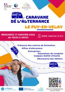 Caravane de l’Alternance le mercredi 17 janvier 2024 au Puy en Velay